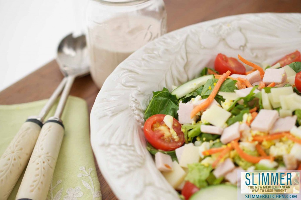 Slimmer Chef's Salad - from "Slimmer - The New Mediterranean Way to Lose Weight"