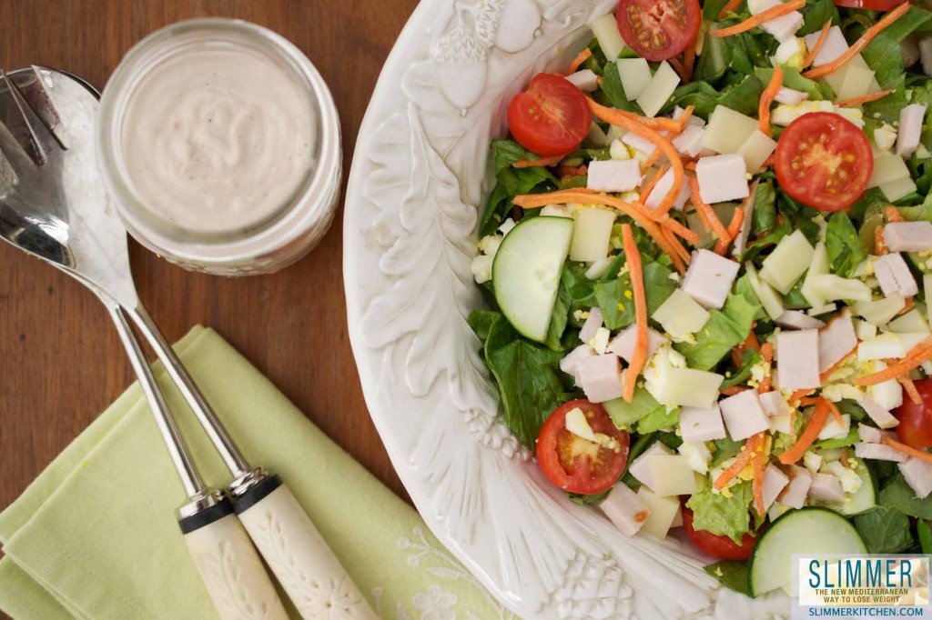 Slimmer Chef's Salad - from "Slimmer - The New Mediterranean Way to Lose Weight"